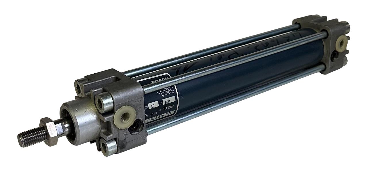 NEW BOSCH 0 822 220 006 / 0822220006 PNEUMATIC CYLINDER 0:32 H:160 10BAR