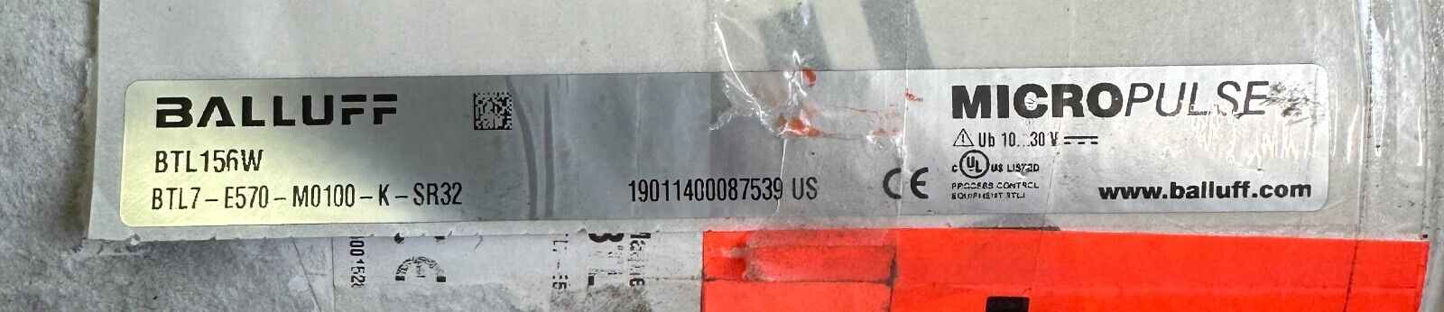 NEW BALLUFF BTL7-E570-M0100-K-SR32 MICROPULSE TRANSDUCER ANALOG BTL156W 4-20mA