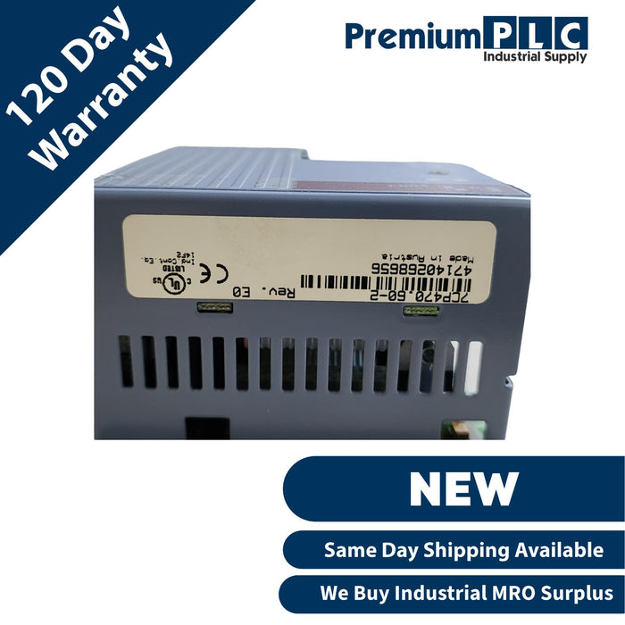 NEW B&R 7CP470.60-2 REV. E0 2003 CPU MODULE 24VDC 350kB SRAM, 512kB FlashPROM