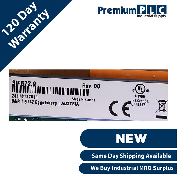 NEW B&R 3IF672.9 REV D0 2005 INTERFACE MODULE 1 RS232 , 2 CAN INTERFACES 3IF6729