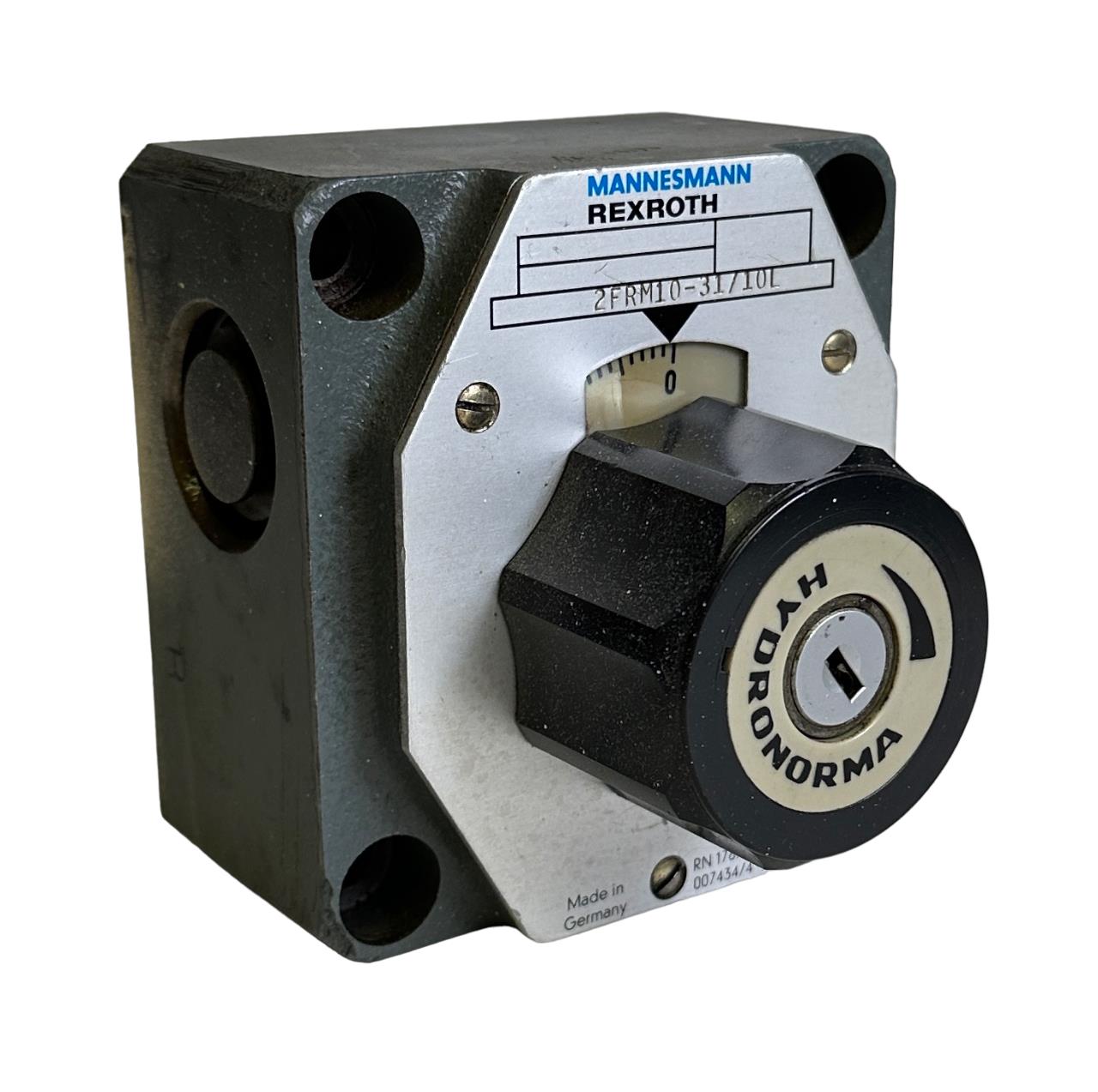 MANNESMANN REXROTH 2FRM10-31/10L / 2FRM103110L FLOW CONTROL VALVE