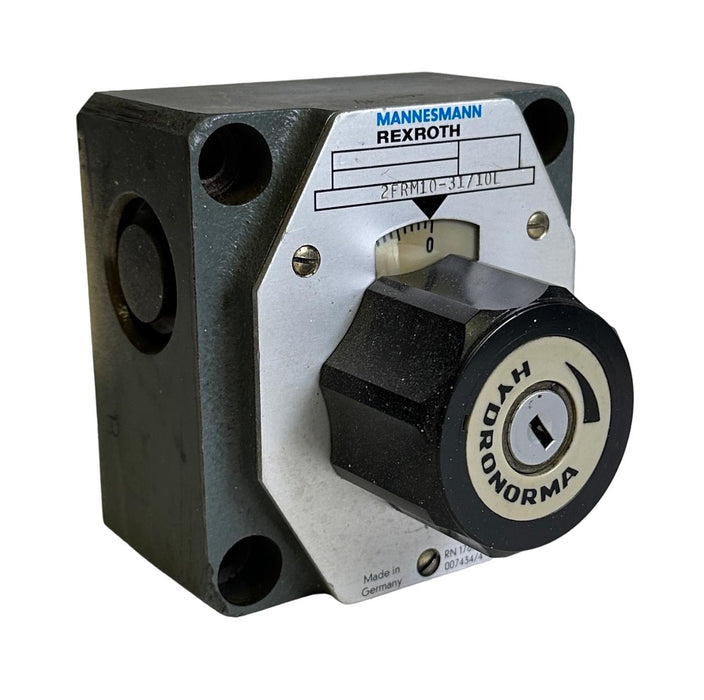 MANNESMANN REXROTH 2FRM10-31/10L / 2FRM103110L FLOW CONTROL VALVE