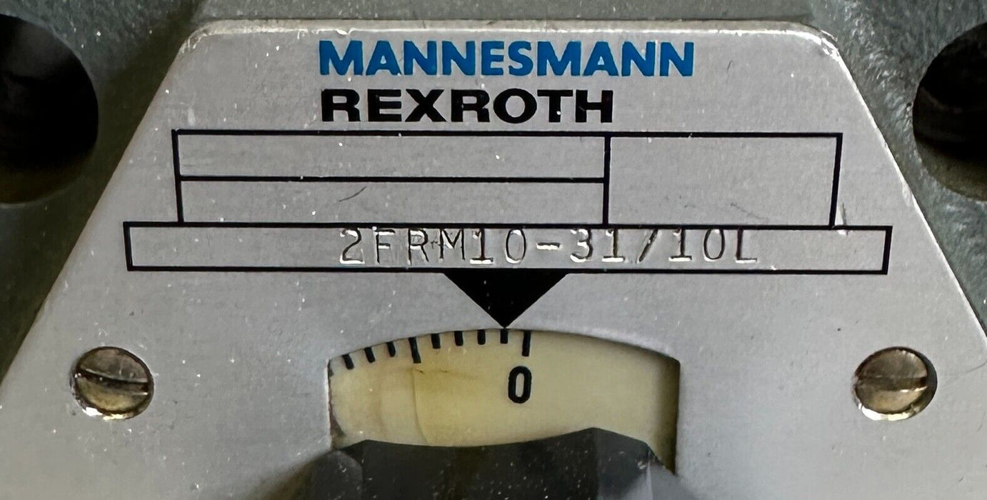 MANNESMANN REXROTH 2FRM10-31/10L / 2FRM103110L FLOW CONTROL VALVE