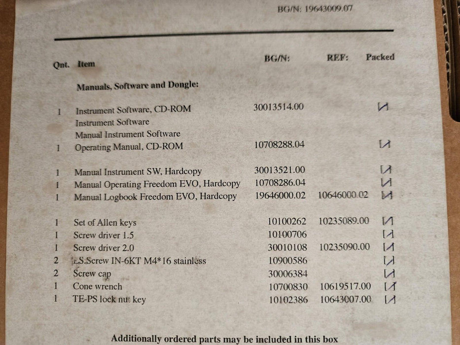 NEW TECAN FREEDOM EVO GEN-PROBE 100/4 DTS LIQUID HANDLER 30019720-01 W/SOFTWARE
