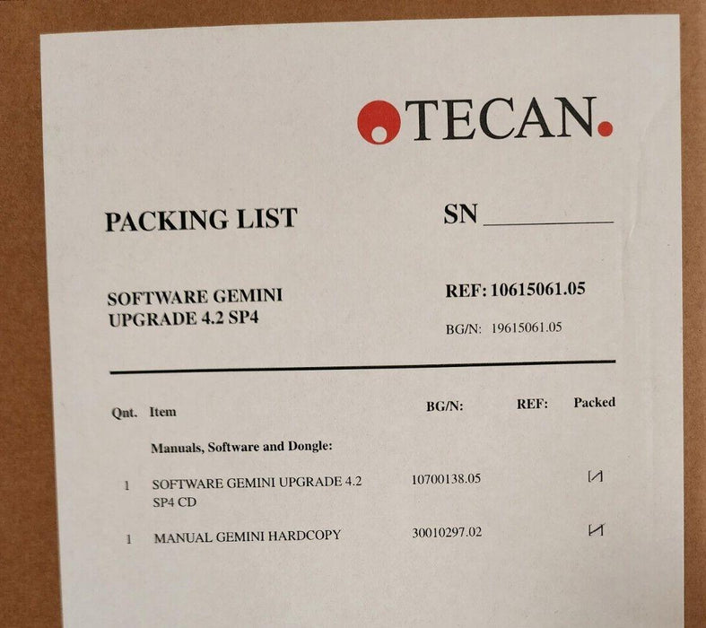 NEW TECAN FREEDOM EVO GEN-PROBE 100/4 DTS LIQUID HANDLER 30019720-01 W/SOFTWARE