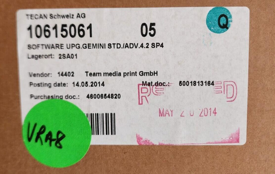 NEW TECAN FREEDOM EVO GEN-PROBE 100/4 DTS LIQUID HANDLER 30019720-01 W/SOFTWARE