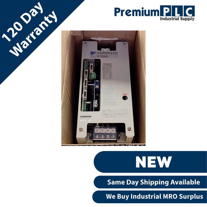 NEW YASKAWA CIMR-H5D4015 SPEC: 40155C VARISPEED 676H5/H5 AC INVERTER 400V 15kW