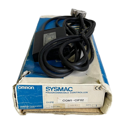 NEW OMRON CQM1-CIF02 / CQM1CIF02 SYSMAC PLC INTERFACE UNIT 9-PIN 3.3M