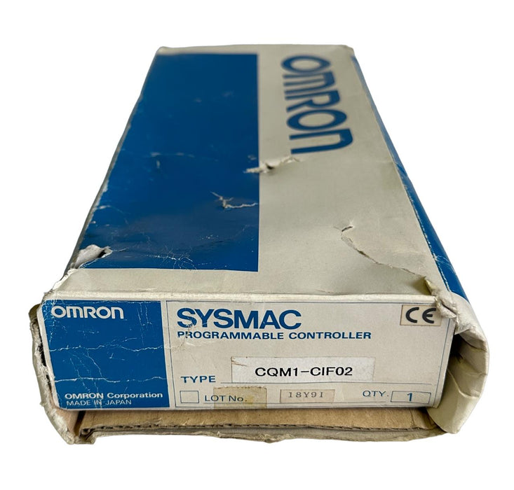 NEW OMRON CQM1-CIF02 / CQM1CIF02 SYSMAC PLC INTERFACE UNIT 9-PIN 3.3M