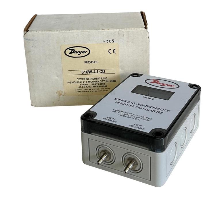 NEW DWYER 616W-4-LCD / 616W4LCD SERIES 616 WEATHERPROOF PRESSURE TRANSMITTER