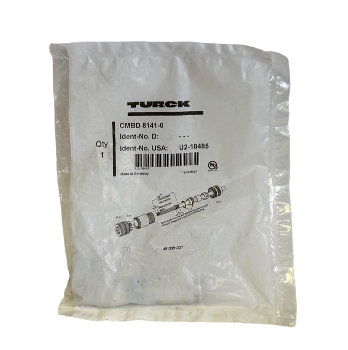 NEW TURCK CMBD 8141-0 / CMBD81410 STRAIGHT FEMALE M23 FIELD WIREABLE U2-18485