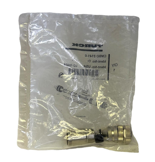 NEW TURCK CMBD 8141-0 / CMBD81410 STRAIGHT FEMALE M23 FIELD WIREABLE U2-18485