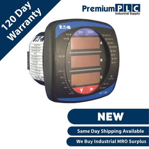 NEW EATON IQ150MA6512 IQ150 POWER METER 60HZ 5A 90-265VAC/DC W/ETHERNET/KYZ