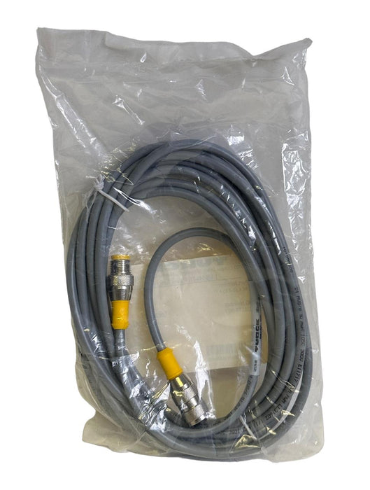 NEW TURCK RK 4.6T-4-RS 4.6T / RK46T4RS46T EURO M12 MALE/FEMALE 4M U0179-00
