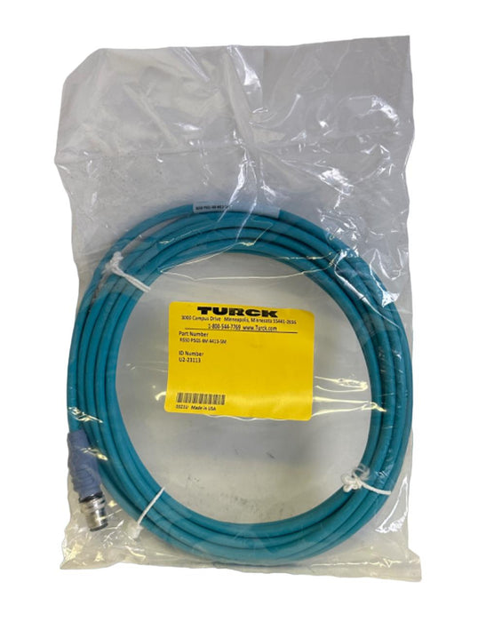 NEW TURCK RSSD PSGS 4M 4413-5M / RSSDPSGS4M44135M EtherNet PICO CABLE U2-23113