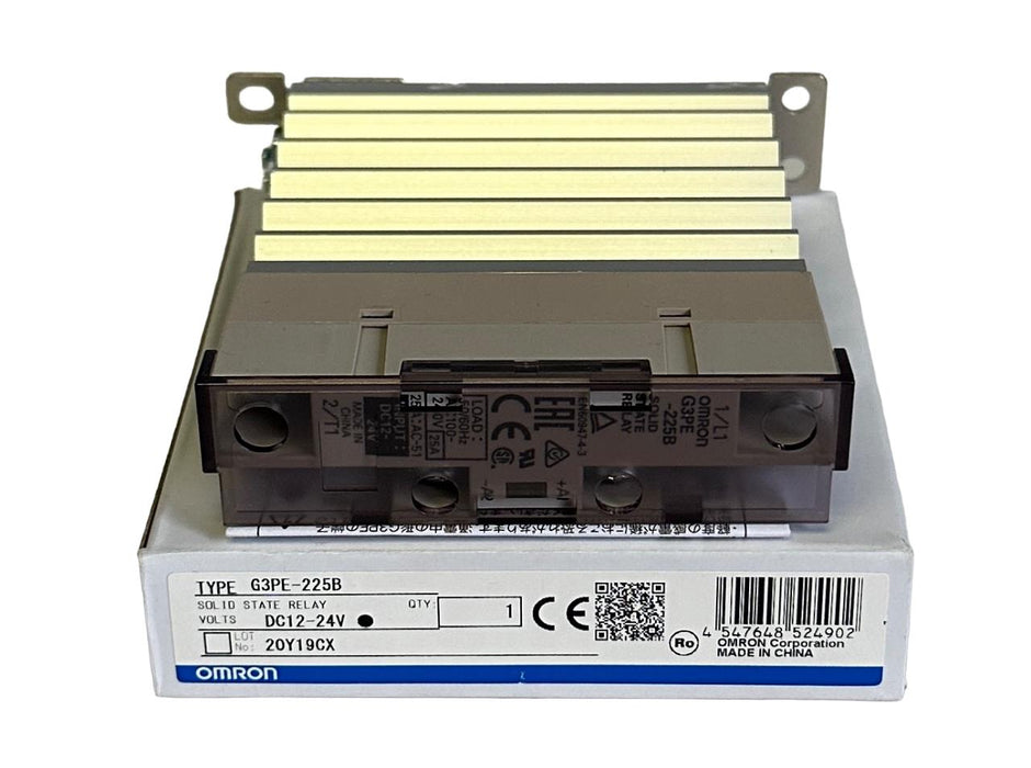 NEW OMRON G3PE-225B / G3PE225B SOLID STATE RELAY 12-24Vdc 1-PHASE