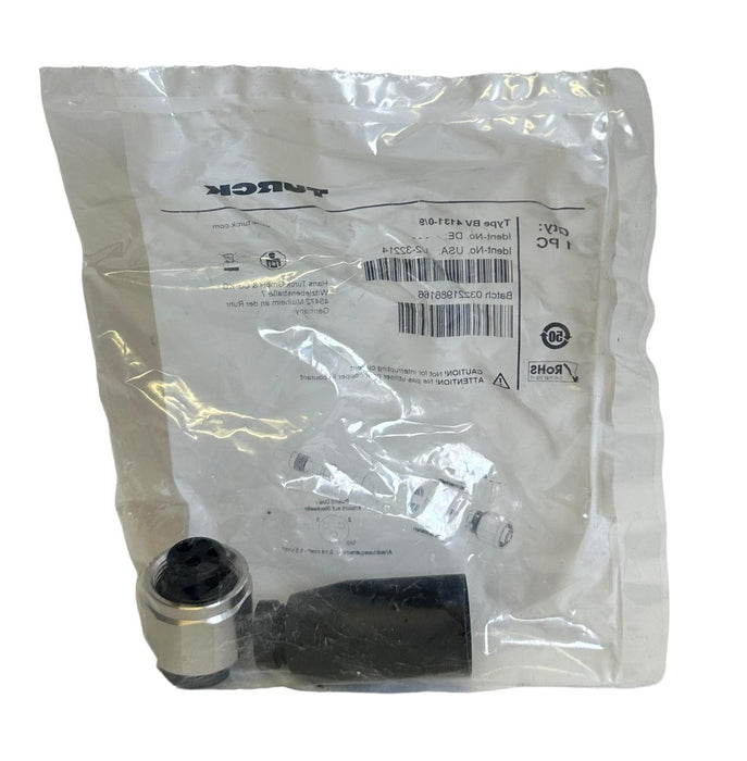 NEW TURCK BV 4131-0/9 / BV413109 FIELD WIREABLE CONNECTOR U2-32214 / U232214