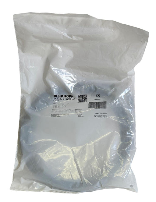 NEW BECKHOFF ZK2020-3132-0040 / ZK202031320040 M8 FLEX POWER CABLE 4M 028235