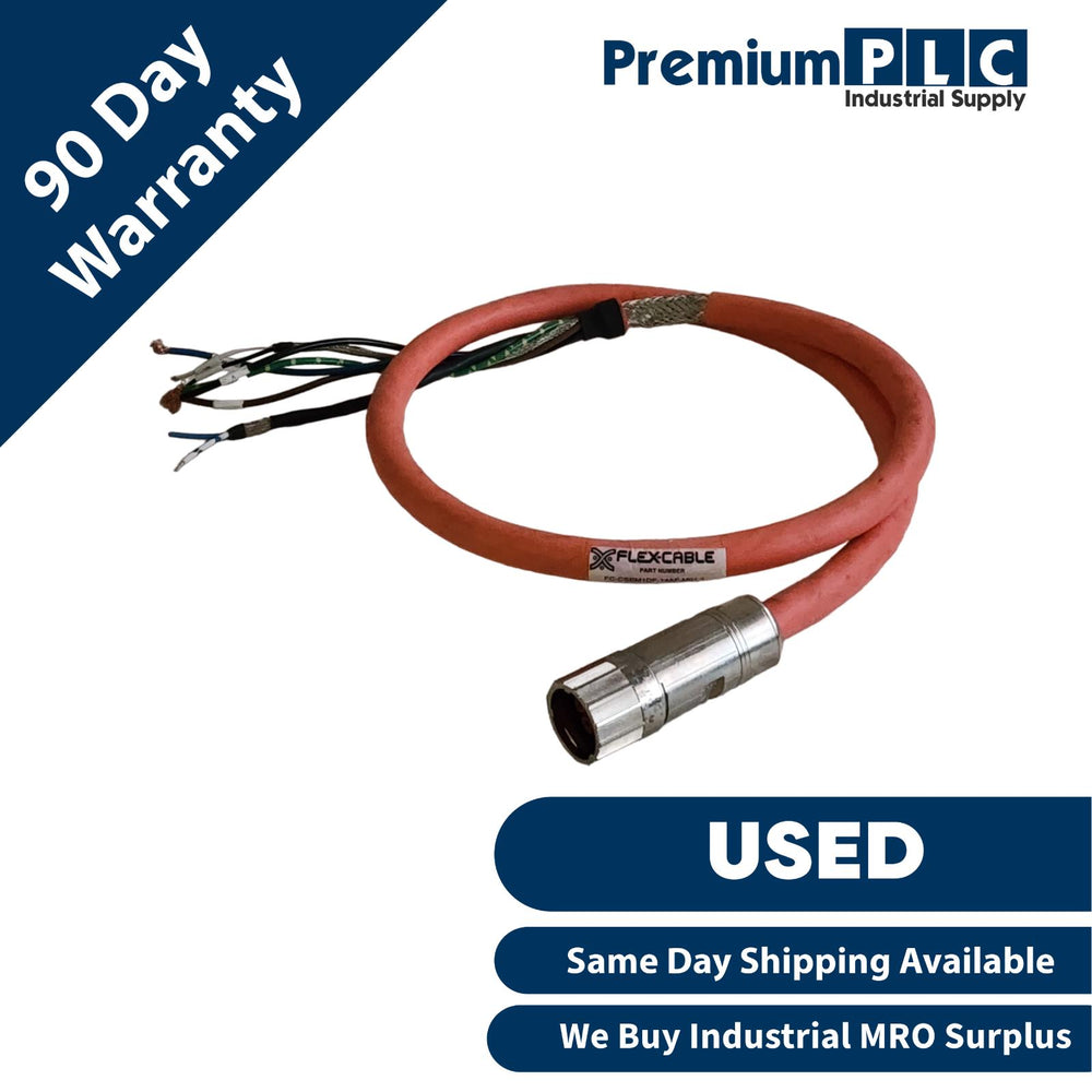 ALLEN BRADLEY FLEX-CABLE FC-CSBM1DF-14AF-M01.2 VPL SERVO POWER CABLE 14AWG 1.2m