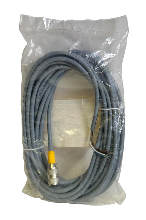 NEW TURCK RK 4.4T-7 / RK44T7 M12 EURO CORDSET SINGLE-ENDED 7M U2177-28 / U217728