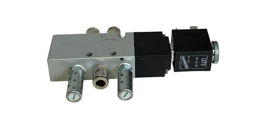 NEW CAMOZZI 358-015-02TF / 35801502TF 5/2-WAY SINGLE SOLENOID VALVE W/ U73 COIL