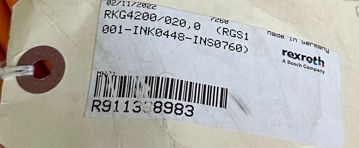 NEW REXROTH RKG4200/020.0 ENCODER CABLE 20M RGS1001-INK0448-INS0760 R911338983