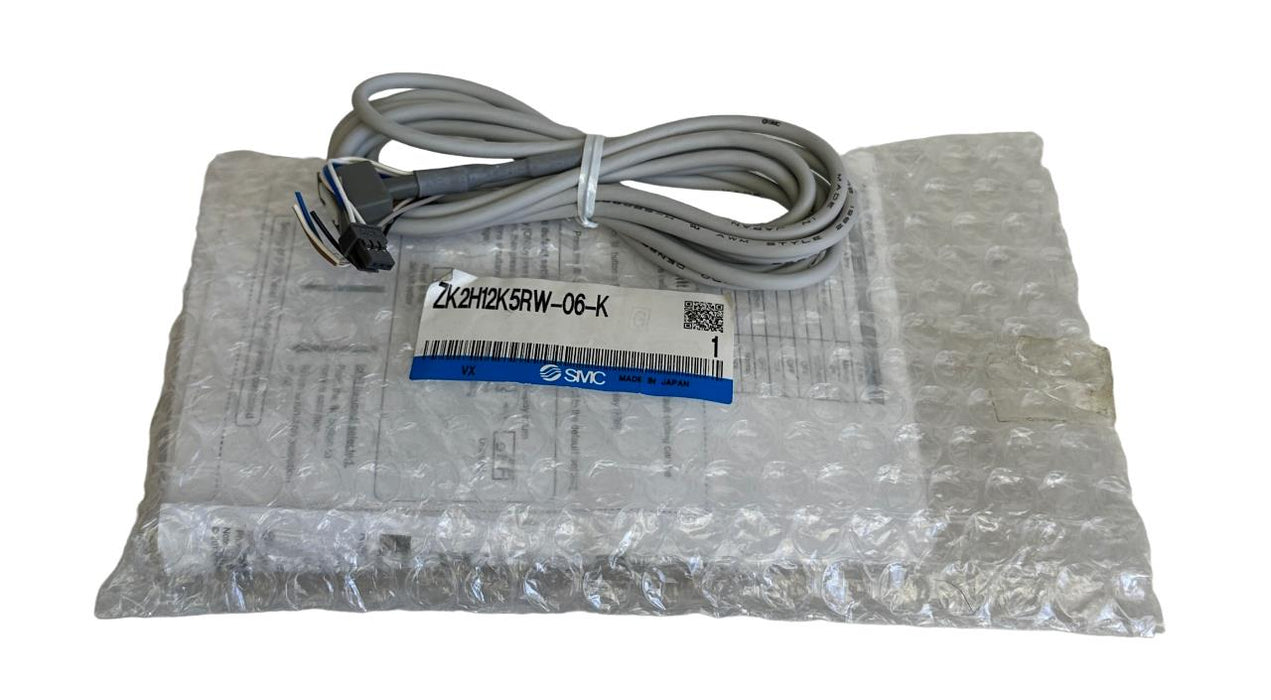 NEW SMC ZK2H12K5RW-06-K / ZK2H12K5RW06K VACUUM EJECTOR W/ VALVE 24VDC 1.2mm