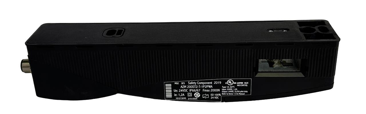 NEW SCHMERSAL AZM 200ST2-T-1P2PWA SAFETY INTERLOCK M12 24VDC 1.2A 101213245