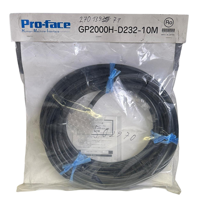 NEW SEALED PRO-FACE GP2000H-D232-10M / GP2000HD23210M HMI RS-232 10M CABLE