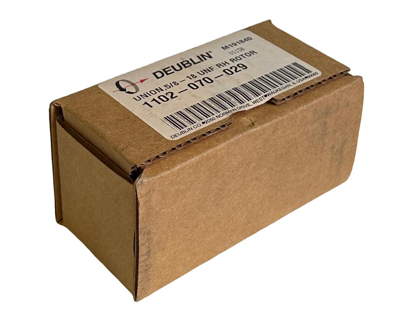 NEW DEUBLIN 1102-070-029 / 1102070029 ROTARY UNION 5-8/18'' UNF RH ROTOR M191840