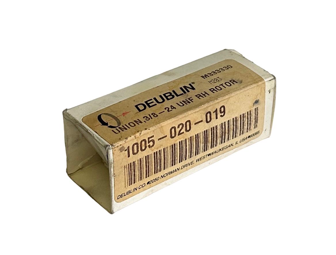 NEW DEUBLIN 1005-020-019 / 1005020019 ROTARY UNION 3-8/24'' UNF RH ROTOR M333330