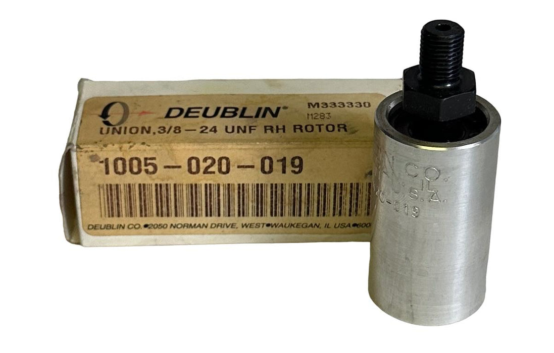 NEW DEUBLIN 1005-020-019 / 1005020019 ROTARY UNION 3-8/24'' UNF RH ROTOR M333330