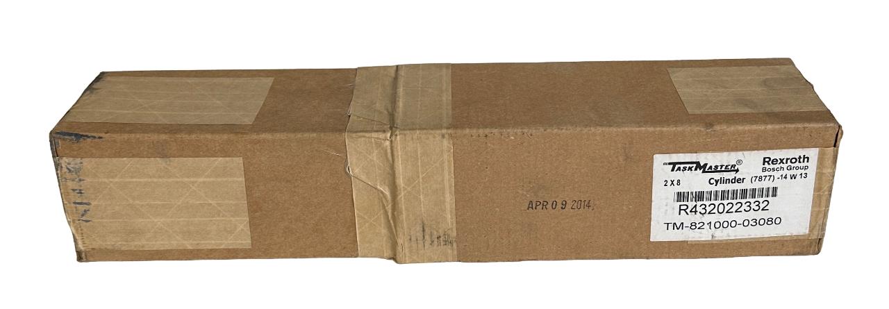 NEW SEALED REXROTH TaskMaster R432022332 PNEUMATIC CYLINDER TM-821000-03080 2x8