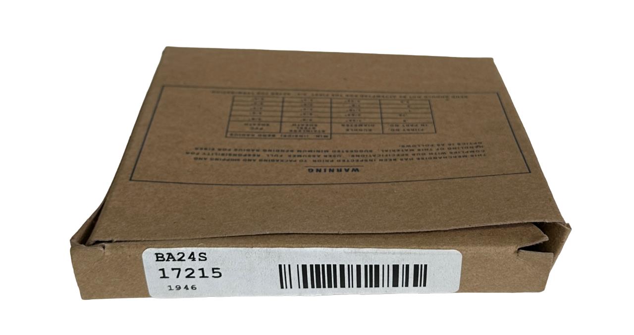 NEW BANNER BA24S / 17215 FIBER OPTIC SENSOR 4FT/1.2M STAINLESS