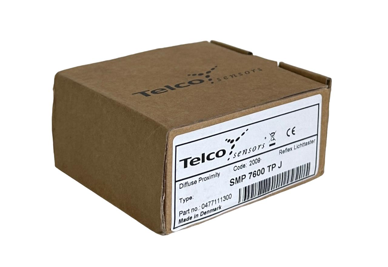 NEW TELCO SENSORS SMP-7600-TP-J / 0477111300 DIFFUSE PROXIMITY SENSOR 10-30VDC