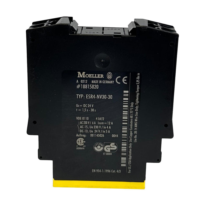 MOELLER ESR4-NV30-30 / ESR4NV3030 SAFETY RELAY 24VDC 18815820