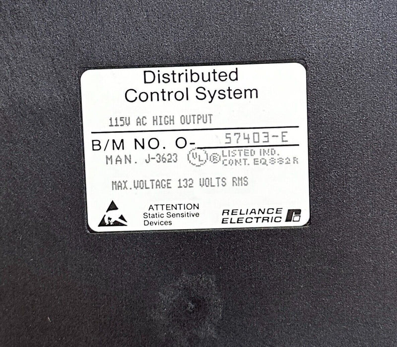 NEW RELIANCE ELECTRIC 57403-E / 57403 A-C HIGH DIGITAL OUTPUT MODULE 115VAC