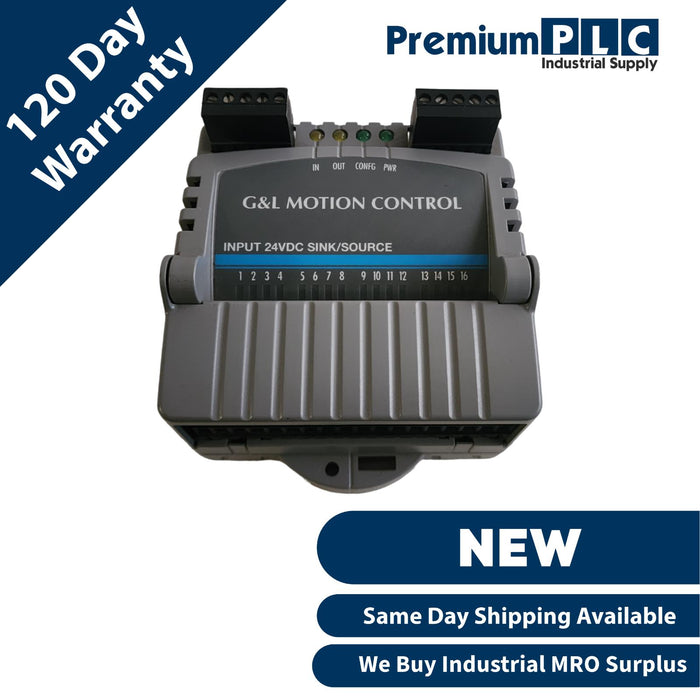NEW GIDDING & LEWIS G&L M.1300.7372 R1 INPUT MODULE 16PT, 24VDC M13007372 NSNP