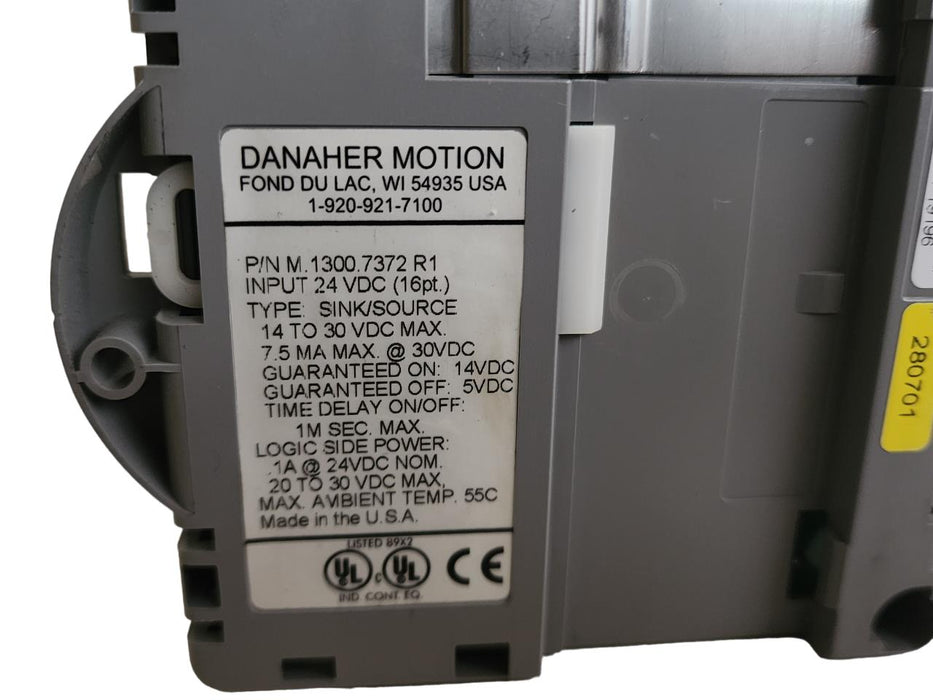 NEW GIDDING & LEWIS G&L M.1300.7372 R1 INPUT MODULE 16PT, 24VDC M13007372 NSNP