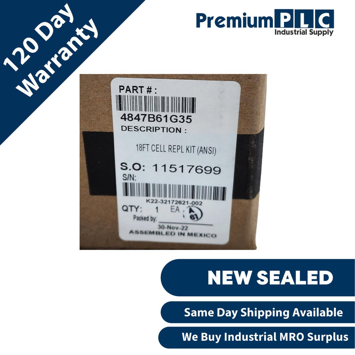 NEW EMERSON 4847B61G35 ROSEMOUNT CELL REPLACEMENT KIT ANSI 18' Oxymitter 4000