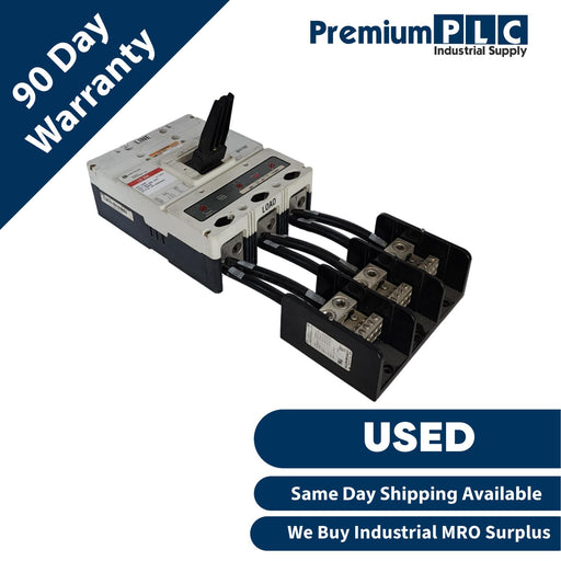 CUTLER-HAMMER LD3500 (6613C98G02) 3P 500A LD35k CIRCUIT BREAKER W/LT3500T TRIP