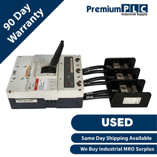 CUTLER-HAMMER LD3500 (6613C98G02) 3P 500A LD35k CIRCUIT BREAKER W/LT3500T TRIP