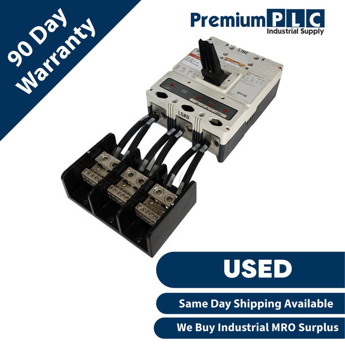 CUTLER-HAMMER LD3500 (6613C98G02) 3P 500A LD35k CIRCUIT BREAKER W/LT3500T TRIP