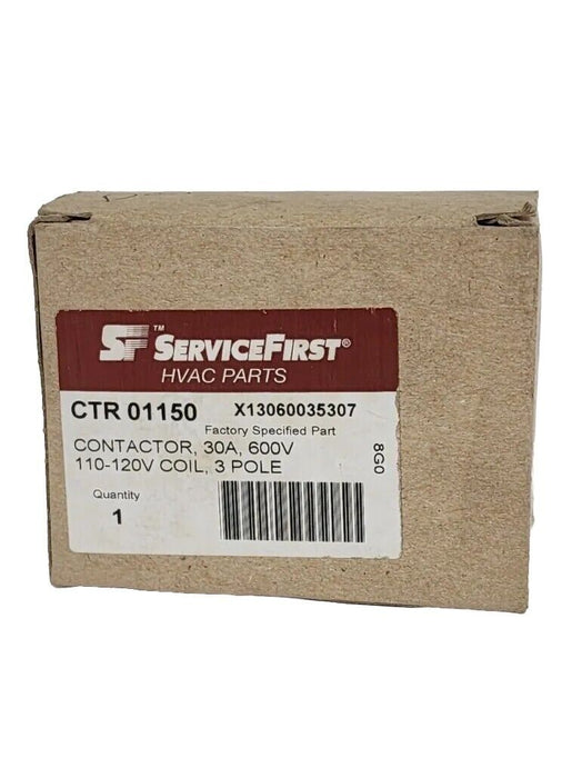 NIB INGERSOLL RAND TRANE CTR01150 CONTACTOR, 30A, 600V