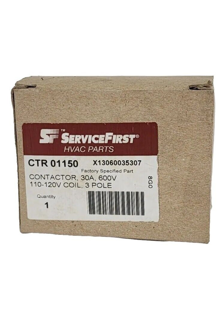 NIB INGERSOLL RAND TRANE CTR01150 CONTACTOR, 30A, 600V