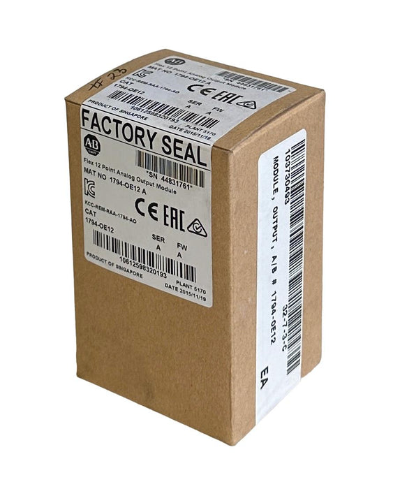 NEW SEALED ALLEN BRADLEY 1794-OE12 /A Flex I/O 12-PT ANALOG OUTPUT 1794OE12