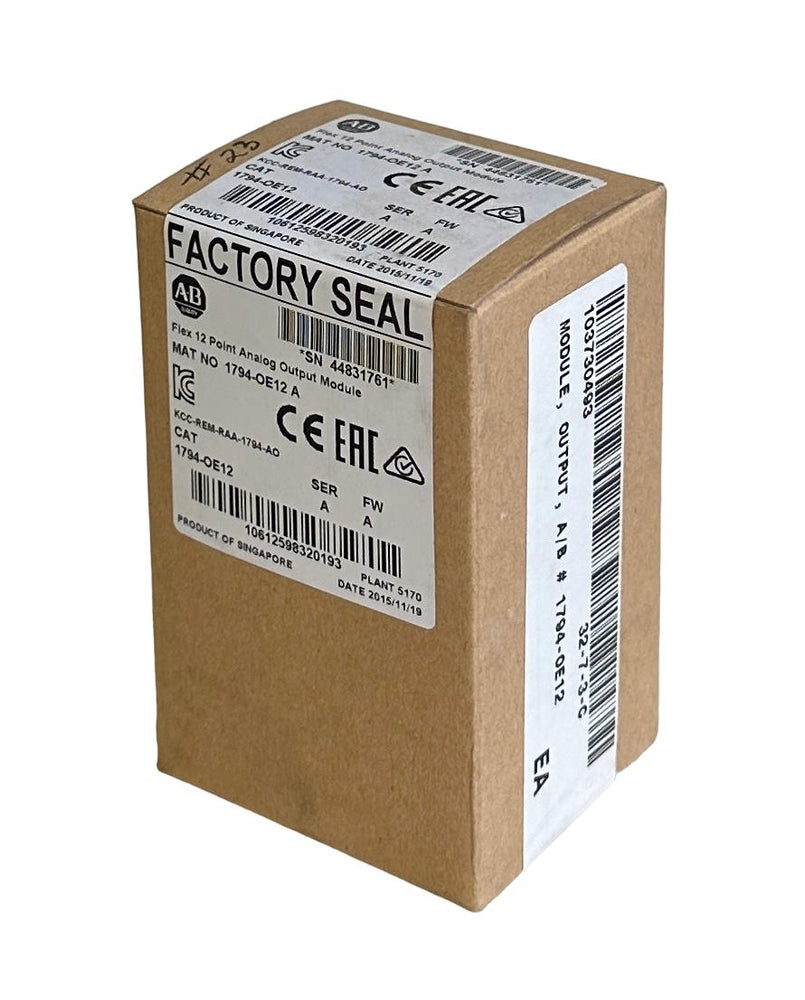 NEW SEALED ALLEN BRADLEY 1794-OE12 /A Flex I/O 12-PT ANALOG OUTPUT 1794OE12