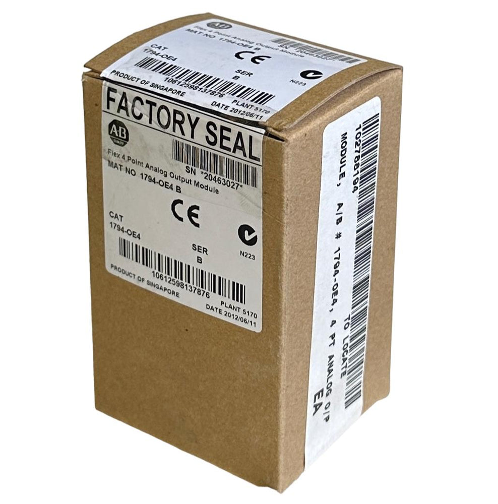 NEW ALLEN BRADLEY 1794-OE4 /B Flex I/O 4-PT ANALOG OUTPUT MODULE 1794OE4