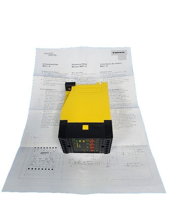 NIB TURCK MS27-R SPEED REGULATOR IDENT-NO. 0508412