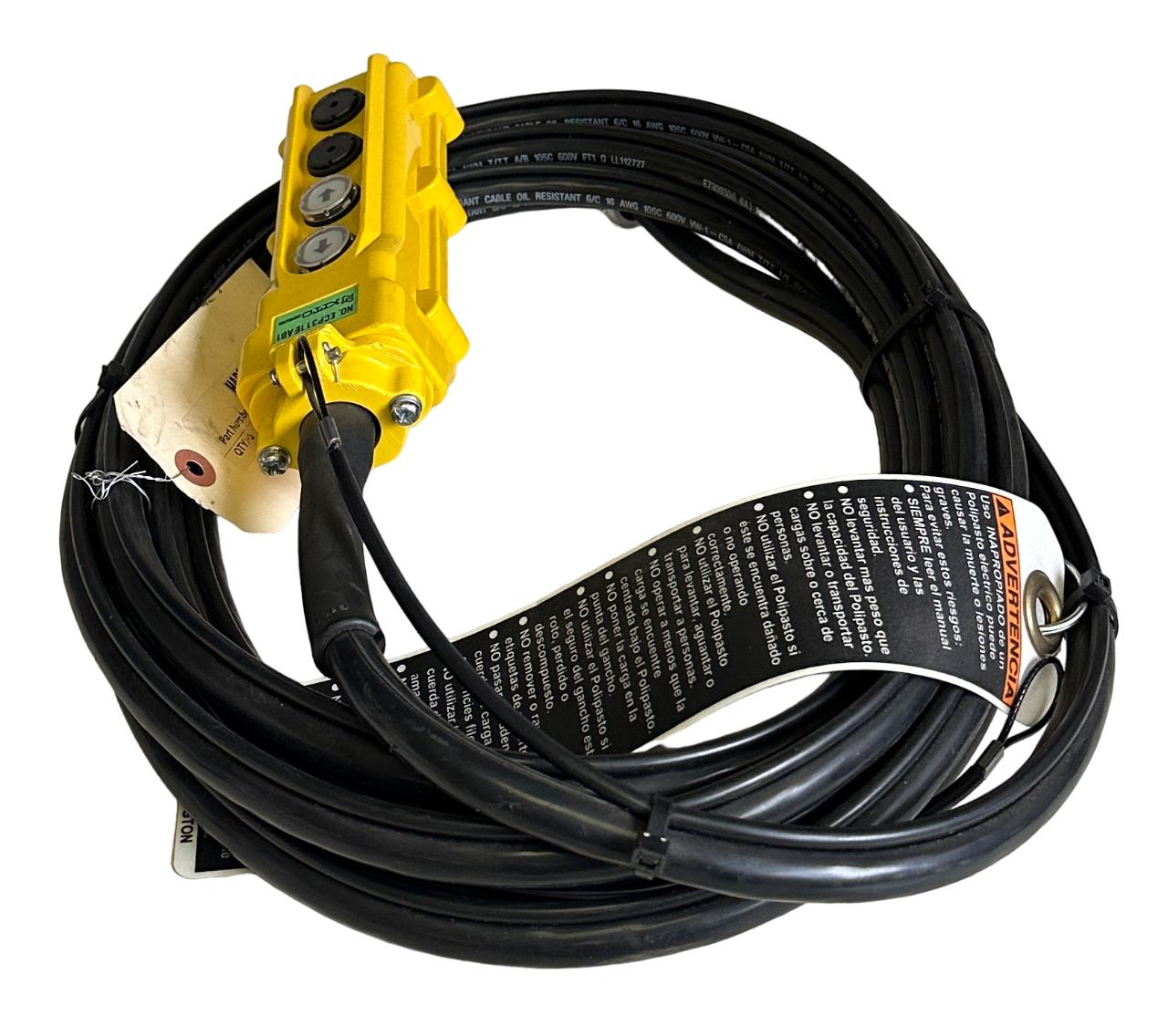 NEW HARRINGTON MR1DSS2781-01 / MR1DSS2781 PENDANT CONTROL W/ CABLE ECP311EAB1